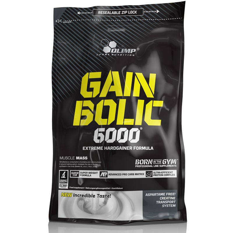 Gain Bolic 6000® 1000g, Olimp - zaawansowana odżywka typu „gainer” na szybki  przyrost masy mięśniowej!