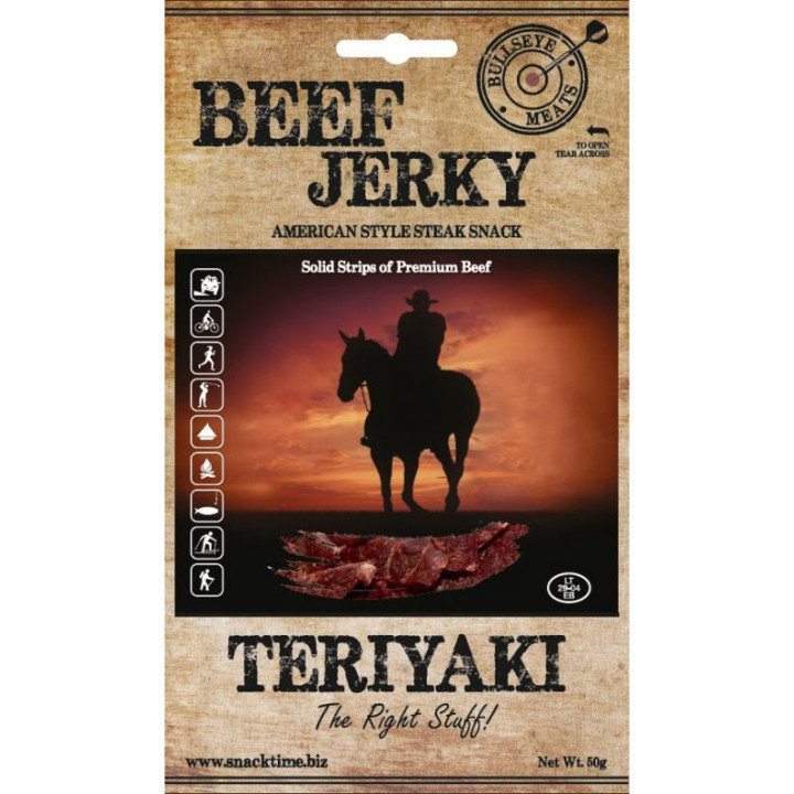 BEEF JERKY 50g Suszona Wołowina
