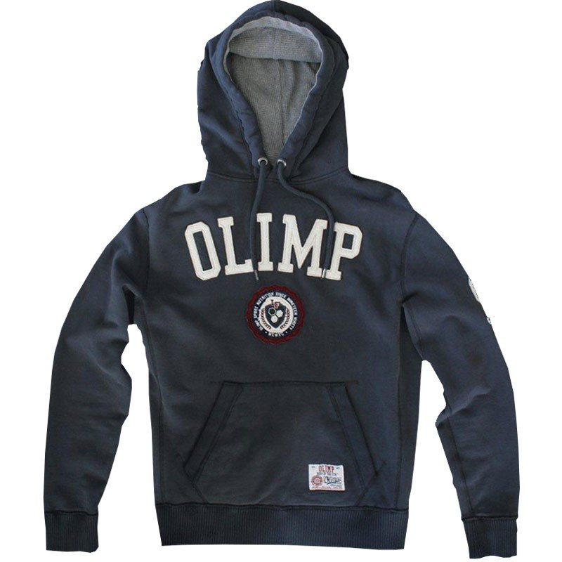 OLIMP Live And Fight Heritage Navy Hoodie Bluza