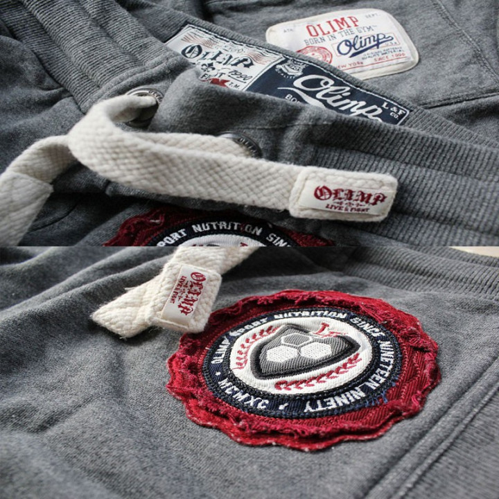 OLIMP Live And Fight Shorts Heritage Grey Spodenki