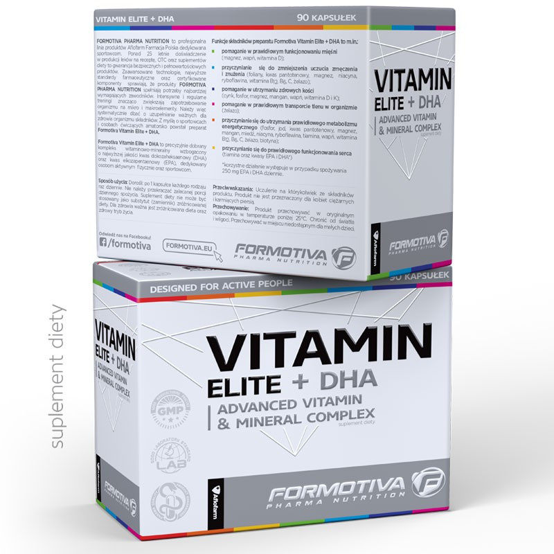 FORMOTIVA Vitamin Elite + DHA 90caps