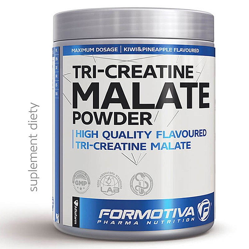 Tri-Creatine Malate Powder 400g, Formotiva - krystalicznie czysty jabłczan  kreatyny w proszku od Formotiva