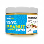 NutVit 100% Peanut + Coconut Butter Smooth 500g MASŁO ORZECHOWO KOKOSOWE