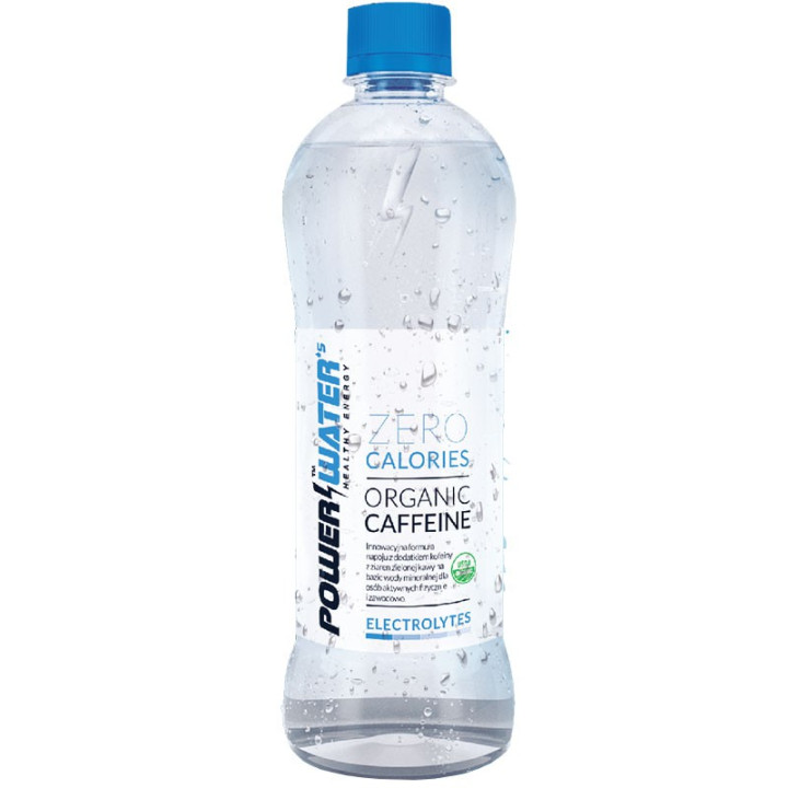 POWER WATER'S Zero Calories Organic Caffeine 500ml Woda z Kofeiną