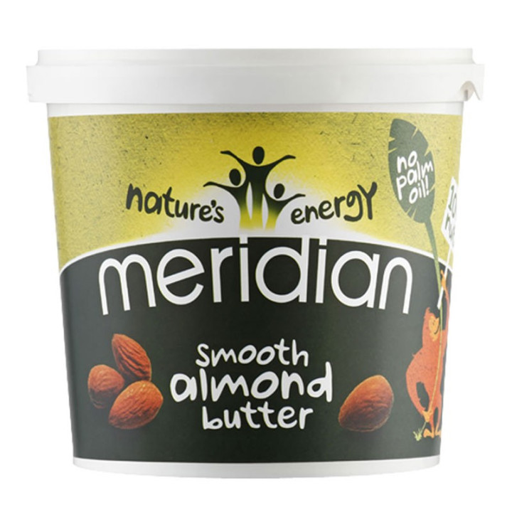 MERIDIAN Almond Butter Smooth 1000g MASŁO MIGDAŁOWE