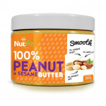 NutVit 100% Peanut + Sesame Butter Smooth 500g MASŁO ORZECHOWO SEZAMOWE