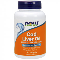 NOW Cod Liver Oil 1000mg 90caps