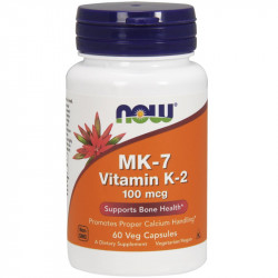 NOW MK-7 Vitamin K-2 100mcg 60vegcaps
