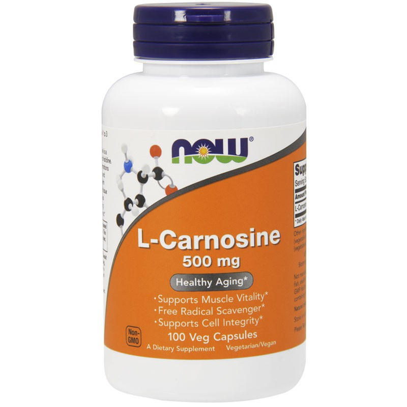 NOW L-Carnosine, 500mg 50vegcaps