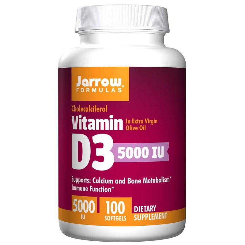 JARROW FORMULAS Vitamin D3 5000 IU 100caps