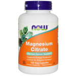 NOW Magnesium Citrate 120vegcaps