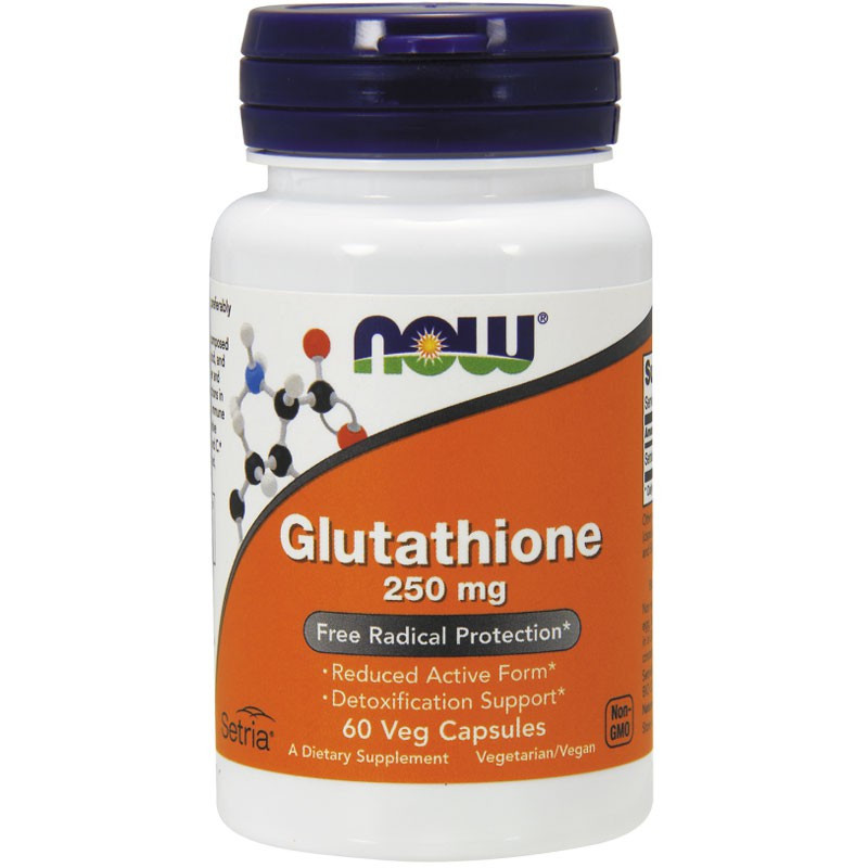 NOW Glutathione 250mg 60vegcaps