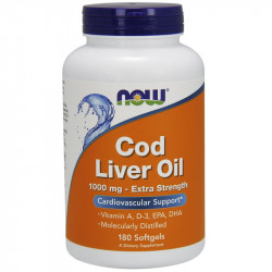 NOW Cod Liver Oil 1000mg 90caps