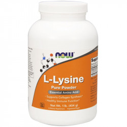 NOW L-Lysine Pure Powder 454g