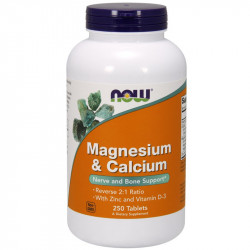 NOW Magnesium&Calcium 250tabs