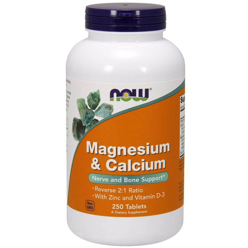 NOW Magnesium&Calcium 250tabs