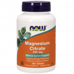 NOW Magnesium Citrate 200mg 250tabs