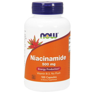 NOW Niacinamide 500mg 100caps