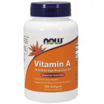 NOW Vitamin A 25,000 IU From Fish Liver Oil 250caps