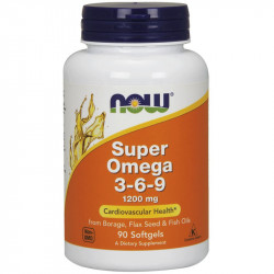 NOW Super Omega 3-6-9 1200mg 90caps