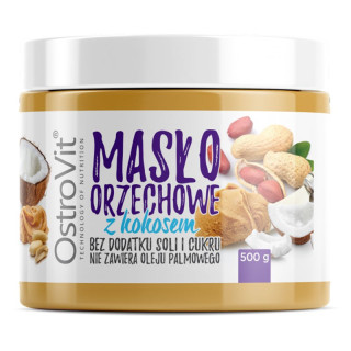 OSTROVIT Masło Orzechowe Z Kokosem 500g