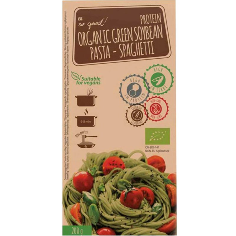 FA So Good Protein Organic Green Soybean Pasta-Spaghetti 200g