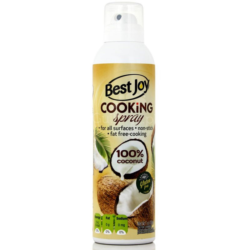 BEST JOY Cooking Spray 100% Coconut 99g Olej Kokosowy Do Smażenia