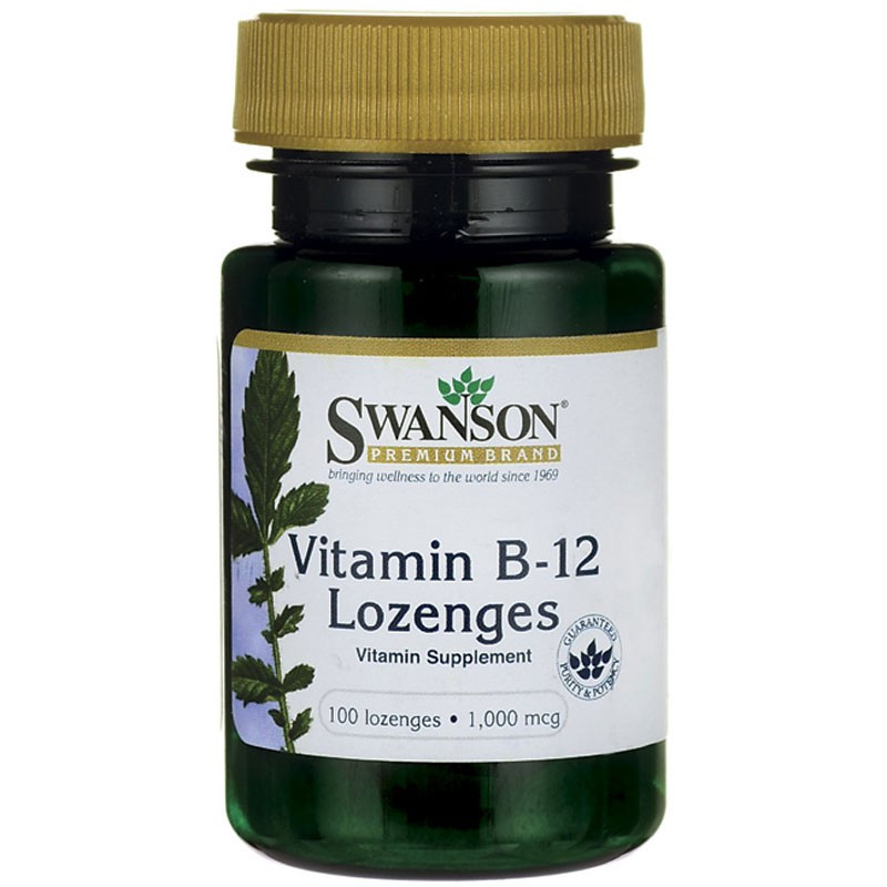 SWANSON Vitamin B-12 Lozenges 1,000mcg 100tabs