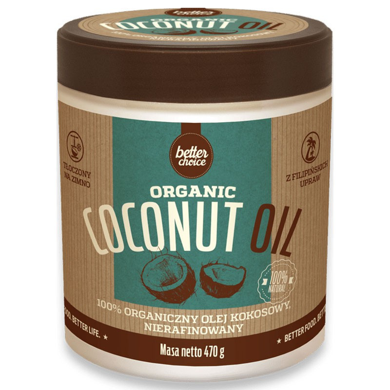 TREC Better Choice Organic Coconut Oil 470g
