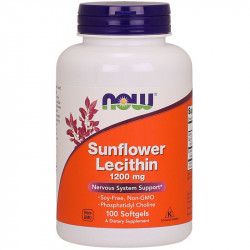 NOW Sunflower Lecithin 1200mg 100caps