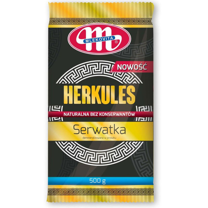 Mlekovita Herkules Serwatka Demineralizowana W Proszku 500g