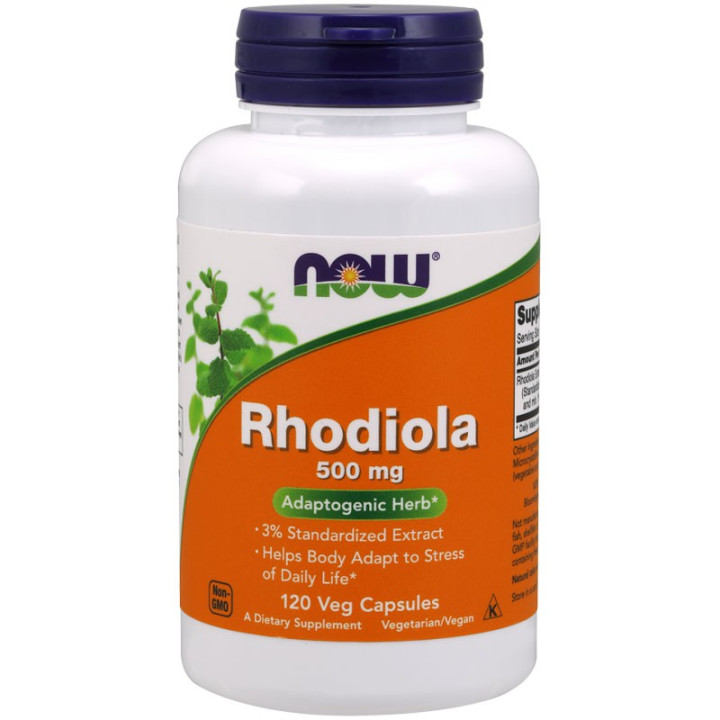NOW Rhodiola 500mg 60vegcaps