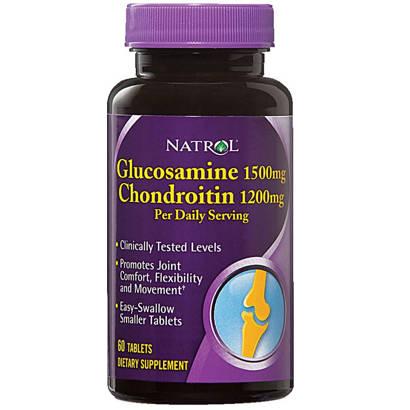 NATROL Glucosamine 1500mg Chondroitin 1200mg 60tabs