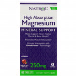 NATROL High Absorption Magnesium 250mg 60tabs