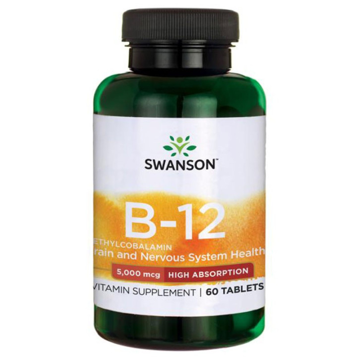 SWANSON Methylcobalamin High Absorption Vitamin B-12 5mg 60tabs