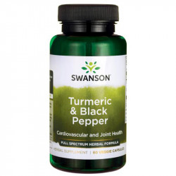 SWANSON Full Spectrum Turmeric&Black Pepper 60vegcaps