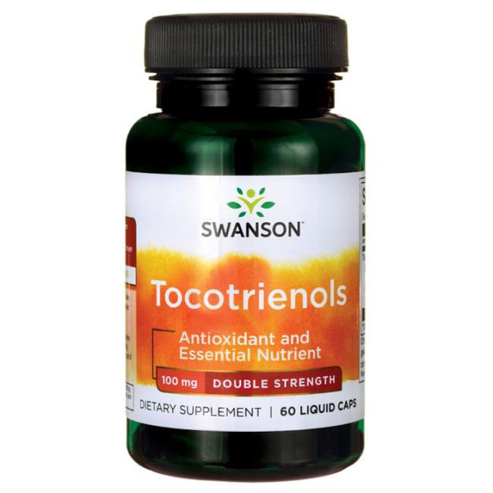 SWANSON Tocotrienols Delta And Gamma Tocotrienols From Annatto 50mg 60caps