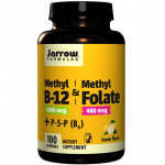 JARROW FOMULAS Methyl B-12 1000mcg&Methyl Folate 400mcg + P-5-P (B6) 100tabs