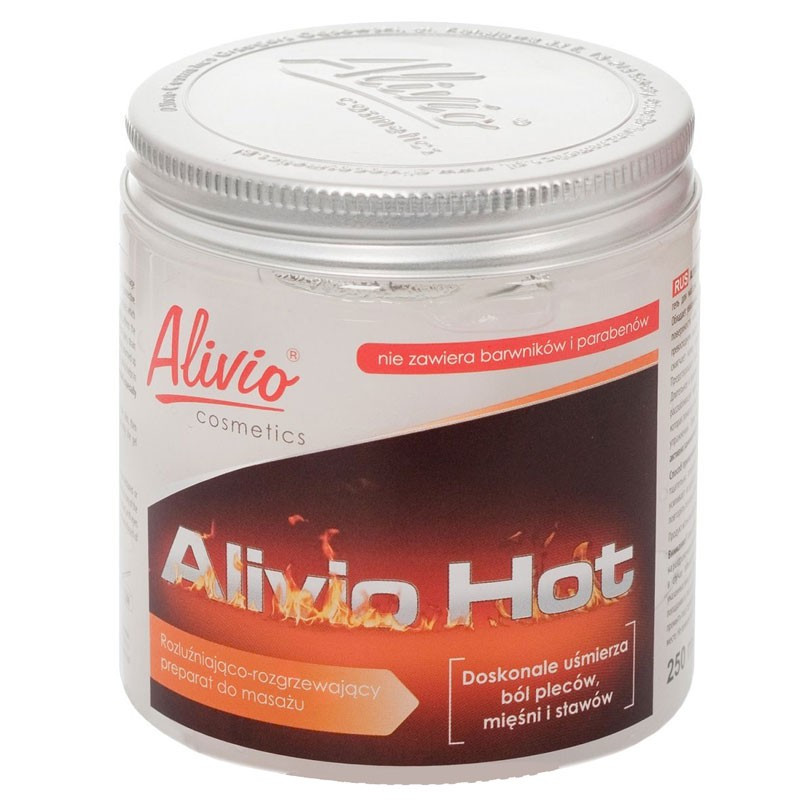Alivio Cosmetics Alivio Hot 250ml ZEL ROZLUŹNIAJĄCO-ROZGRZEWAJĄCY