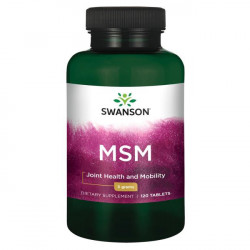 SWANSON MSM Methylsulfonylmethane 1,000mg 120caps