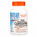 DOCTOR'S BEST High Absorption Curcumin From Turmeric Root 120caps