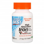 DOCTOR'S BEST High Absorption Iron 120tabs