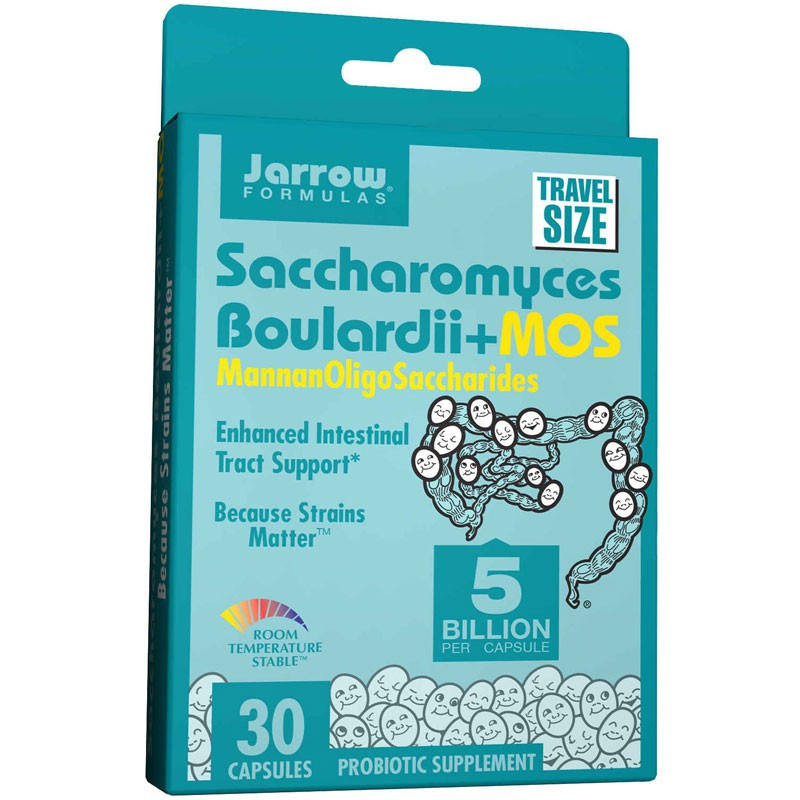 JARROW FORMULAS Saccharomyces Boulardii + MOS 30caps