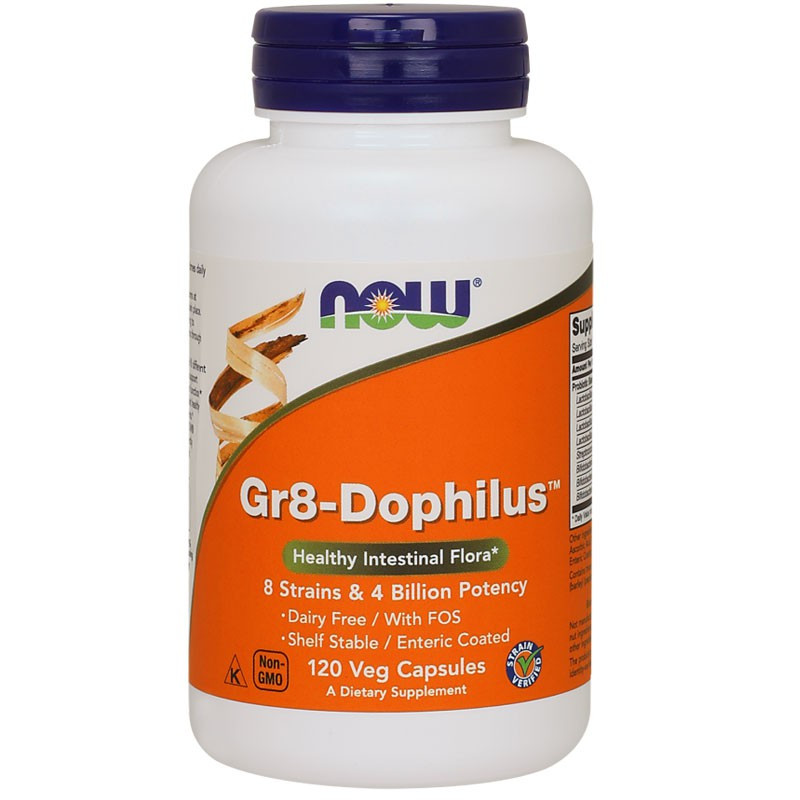 NOW Gr8-Dophilus 120vegcaps