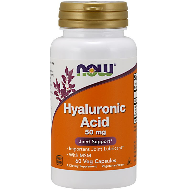 NOW Hyaluronic Acid 50mg 60vegcaps