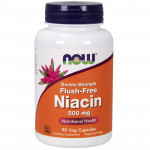 NOW Double Strength Flush-Free Niacin 500mg 180vegcaps