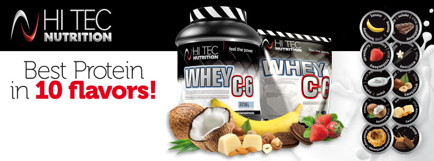 Hi Tec Whey c-6 1000g - Odżywka białkowa