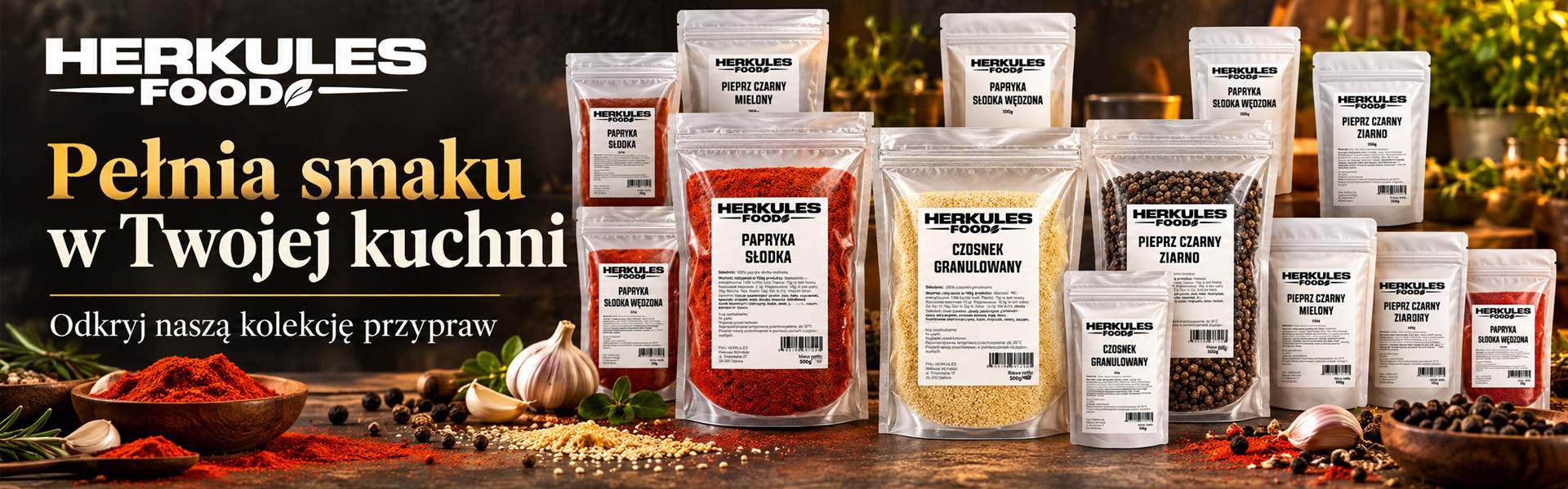HERKULES FOOD - pełnia smaku w Twojej kuchni!